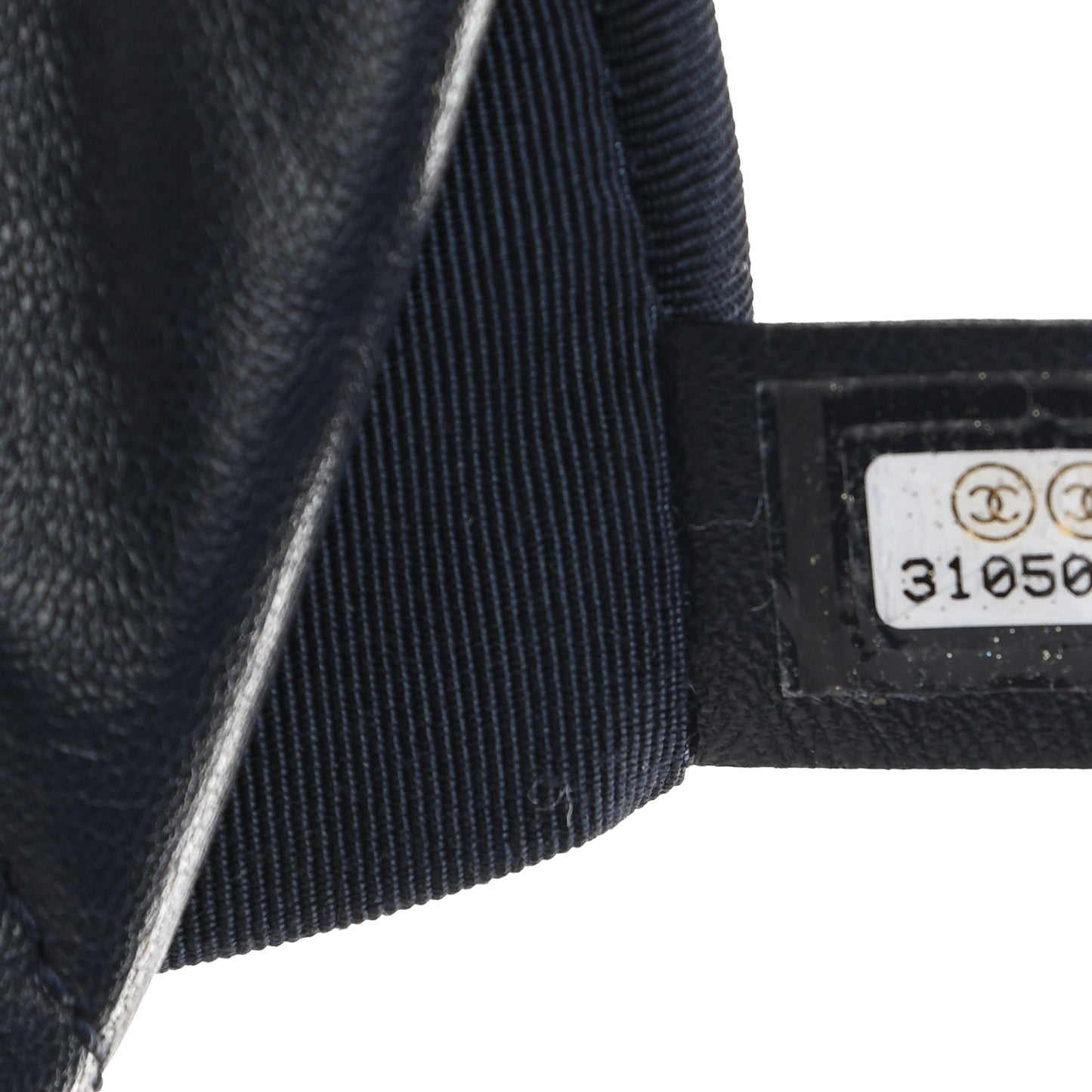 Lambskin Quilted Medium Chanel 19 Flap Navy Blue
