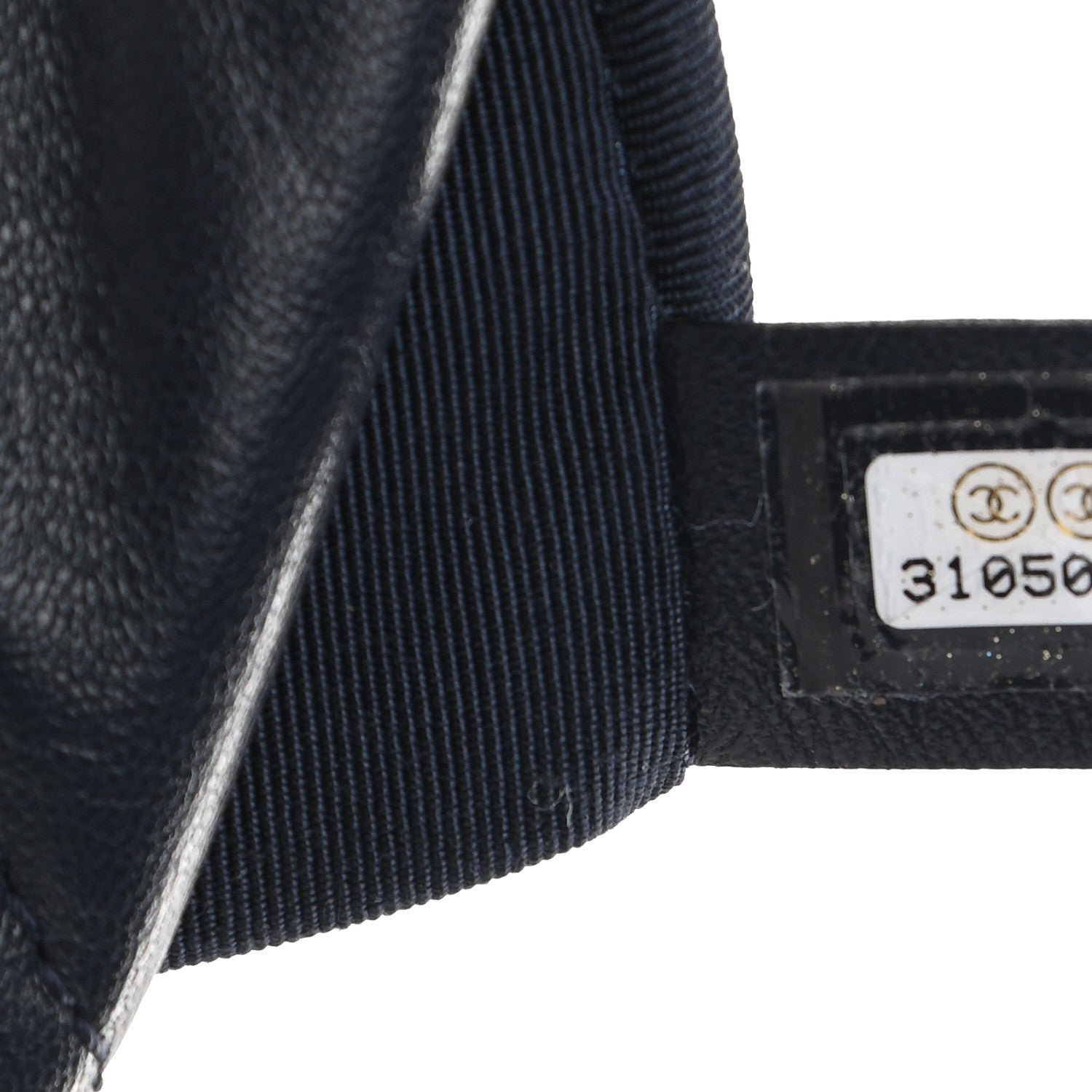 Chanel Lambskin Quilted Medium Chanel 19 Flap Navy Blue 7 of 9