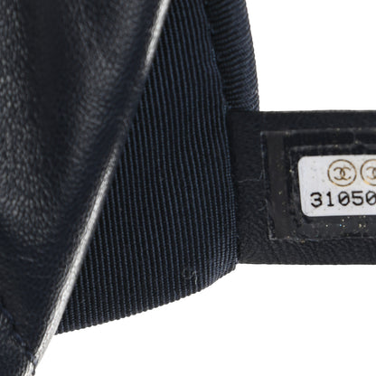 Chanel Lambskin Quilted Medium Chanel 19 Flap Navy Blue 7 of 9