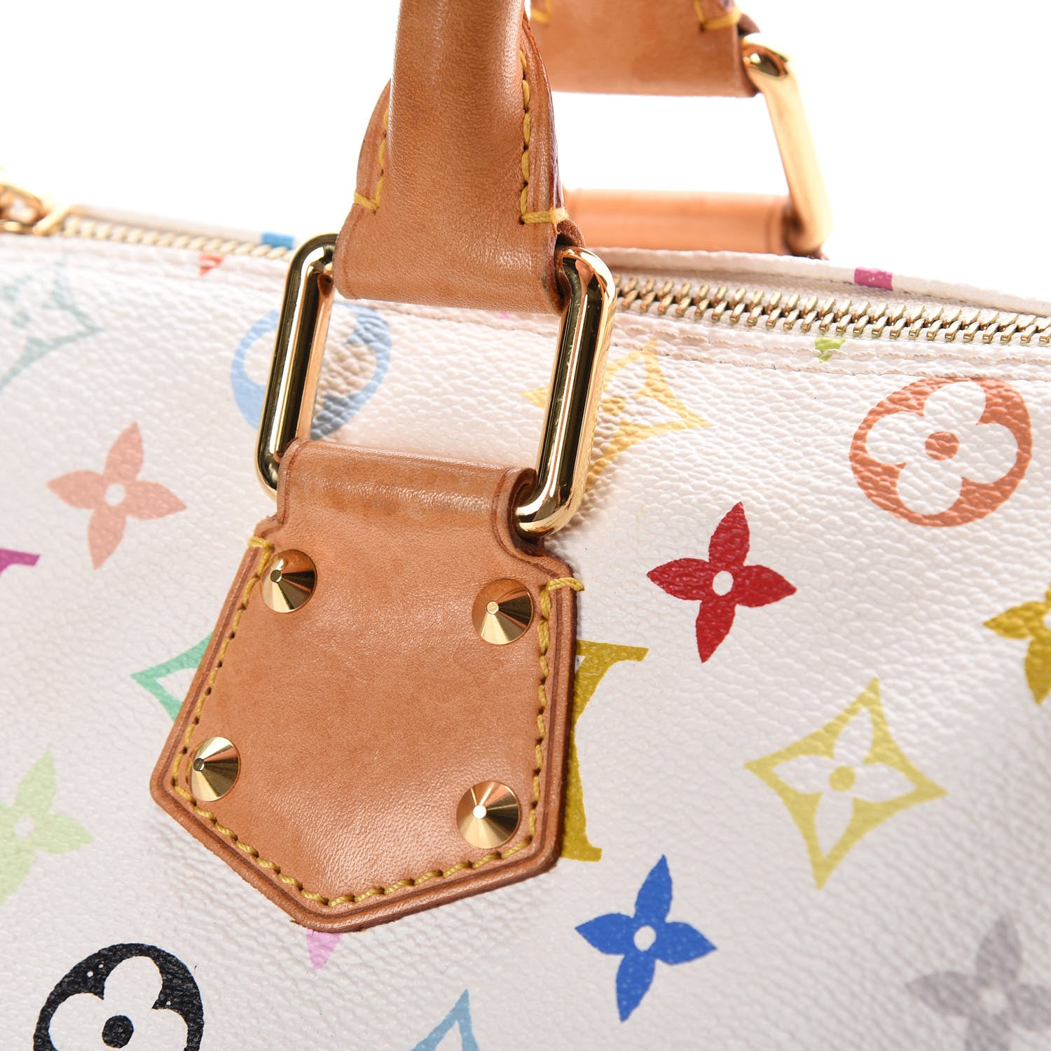 Louis Vuitton Monogram Multicolor Speedy 30 White 10 of 15