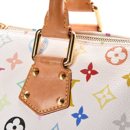 Louis Vuitton Monogram Multicolor Speedy 30 White 10 of 15