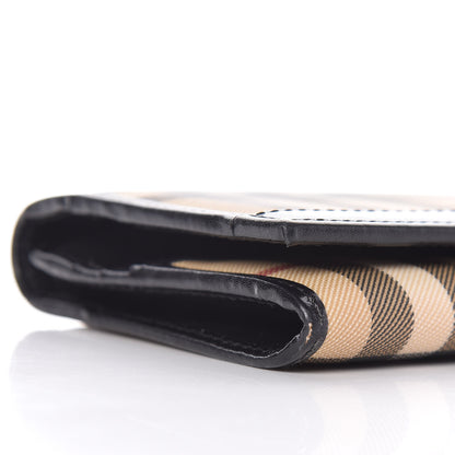 Burberry House Check Continental Wallet Black 10 of 13