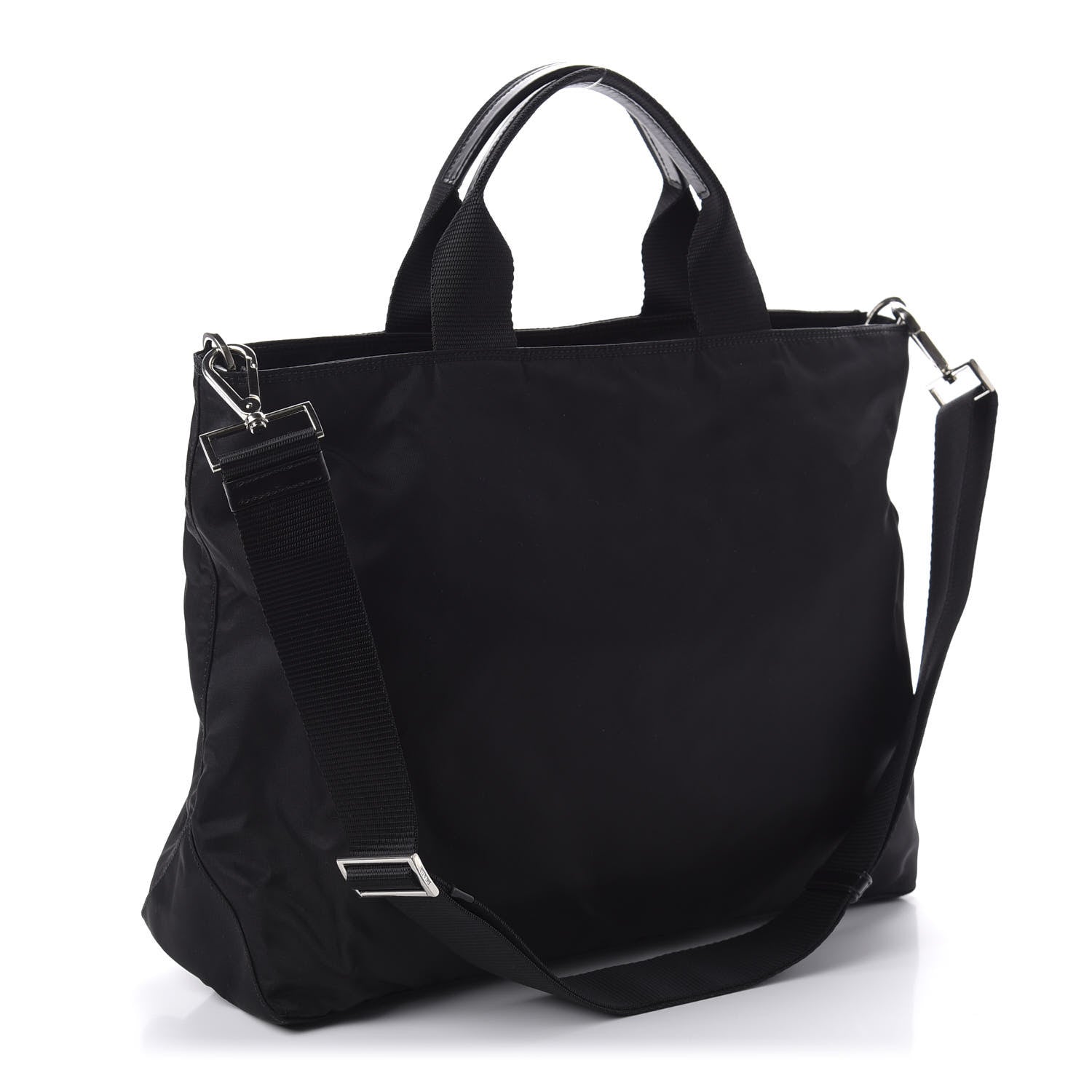 Prada Tessuto Nylon Tote Black 3 of 10
