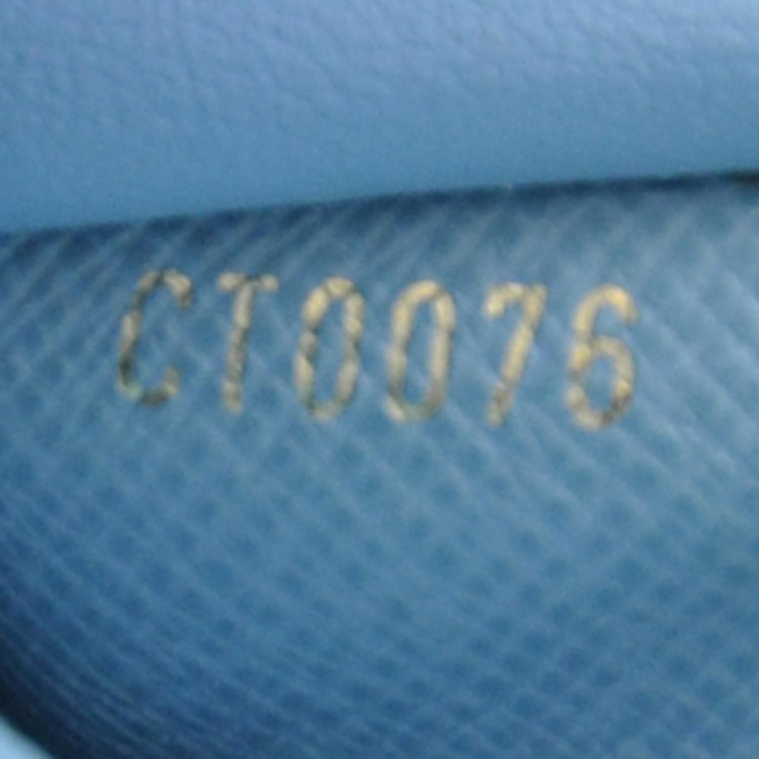 Louis Vuitton Monogram Groom Compact Zip Wallet Blue 7 of 7