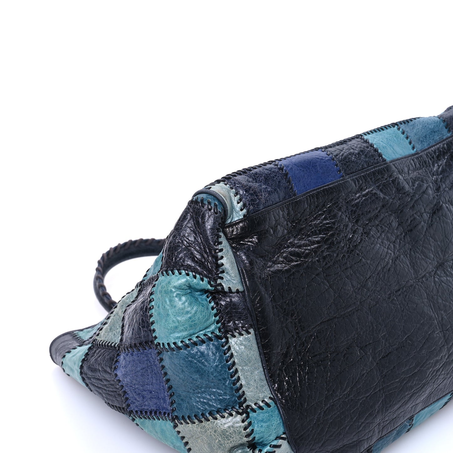 Patchwork Large Sunday Tote Bleu Multicolor