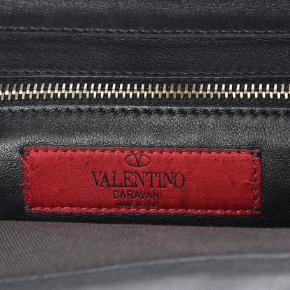 Valentino Garavani Vitello Small Rockstud Tote Black 7 of 12