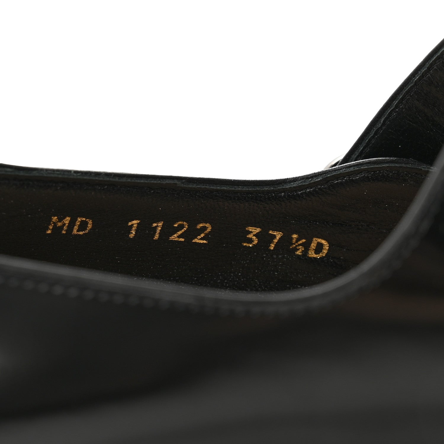 Christian Dior Brushed Calfskin Uniform 30mm Pumps 37.5 Black 9 of 10
