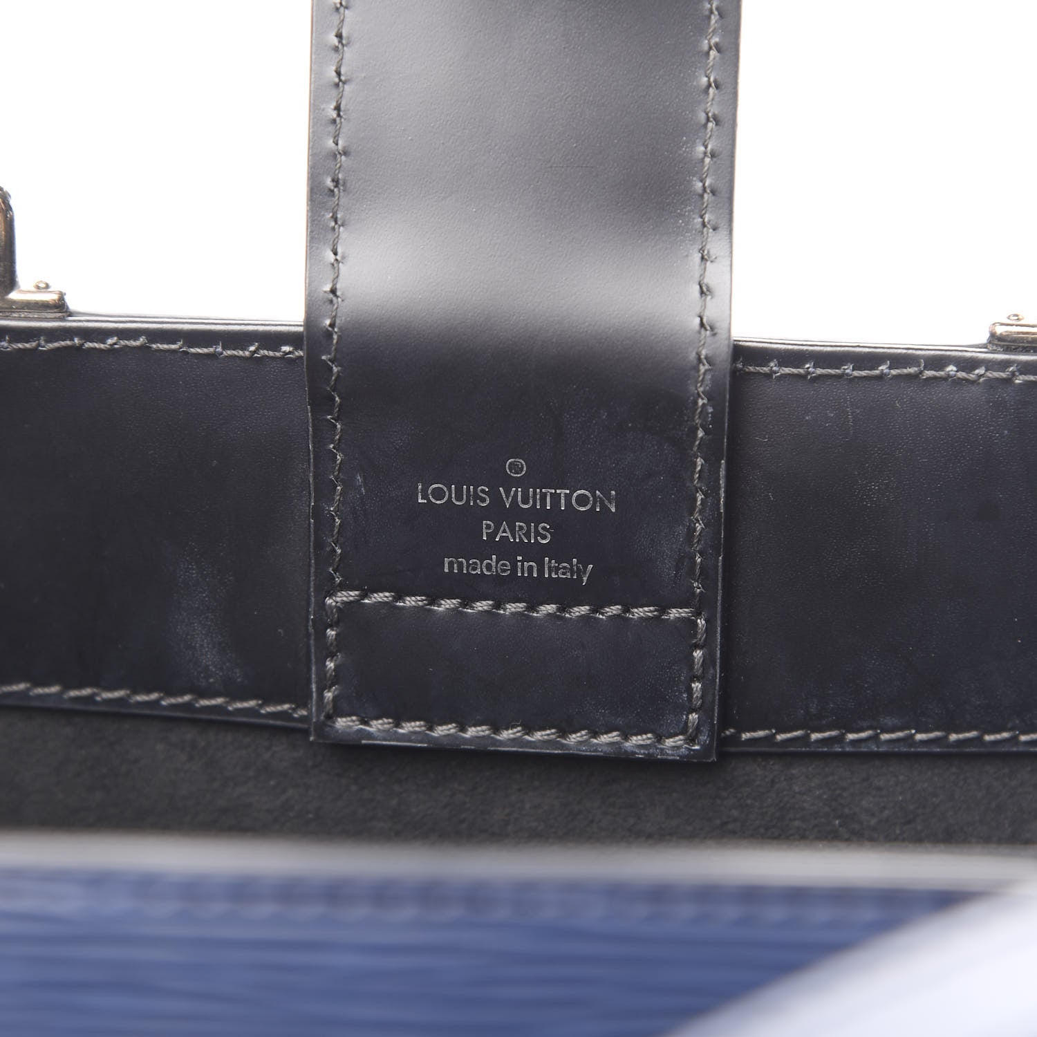 Louis Vuitton Epi Kleber MM Indigo 7 of 18