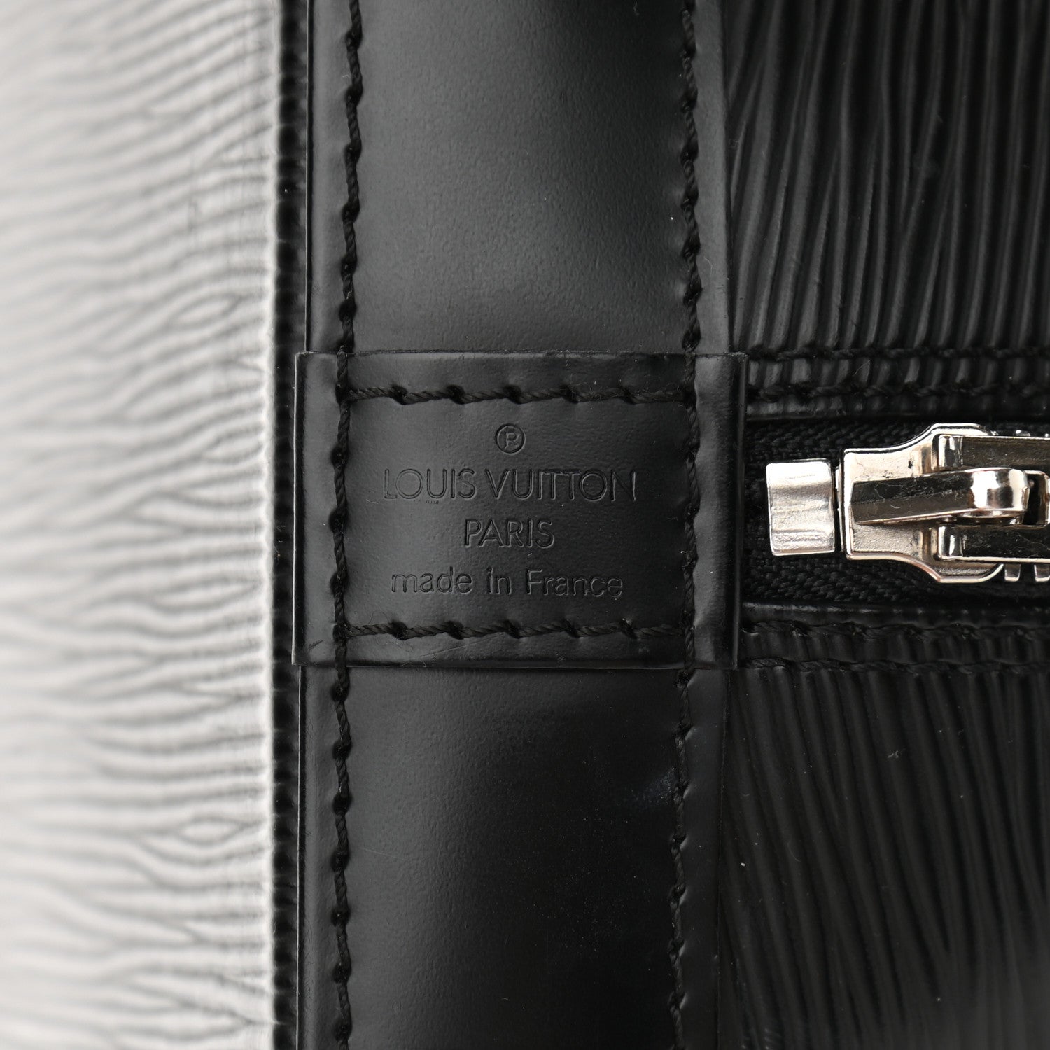Louis Vuitton Epi Alma PM Black 6 of 13