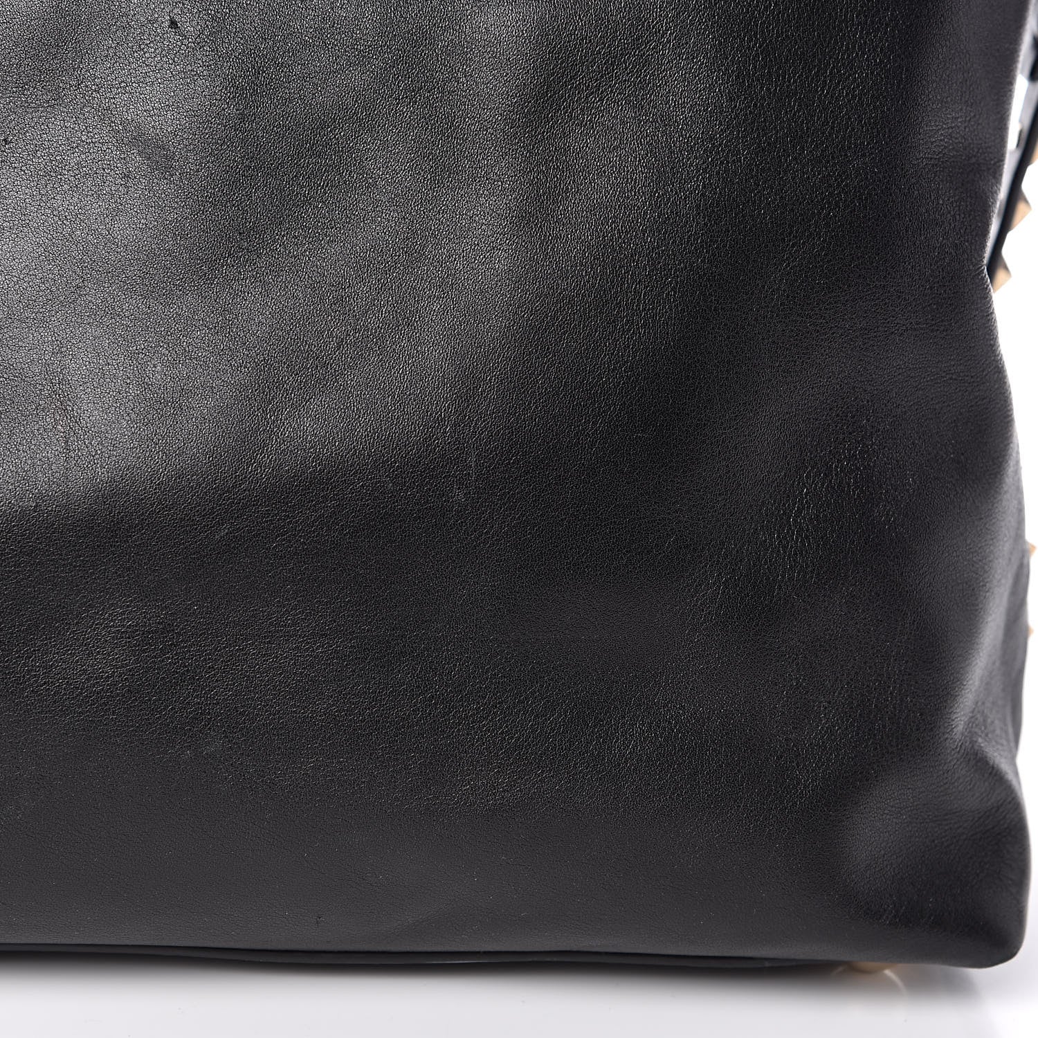 Valentino Garavani Vitello Rockstud Dome Satchel Black 18 of 18