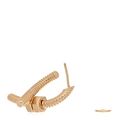 Cartier 18K Yellow Gold Ecrou Single Left Earring 3 of 4