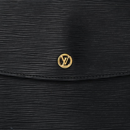 Louis Vuitton Epi Montaigne Clutch MM Black 6 of 9