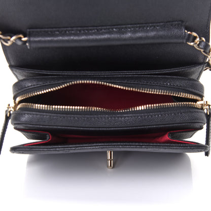 Chanel Caviar Quilted Like A Wallet Flap Black 5 of 10