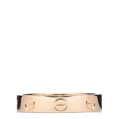 Cartier 18K Yellow Gold 3.5mm LOVE Wedding Band Ring 51 5.75 1 of 5