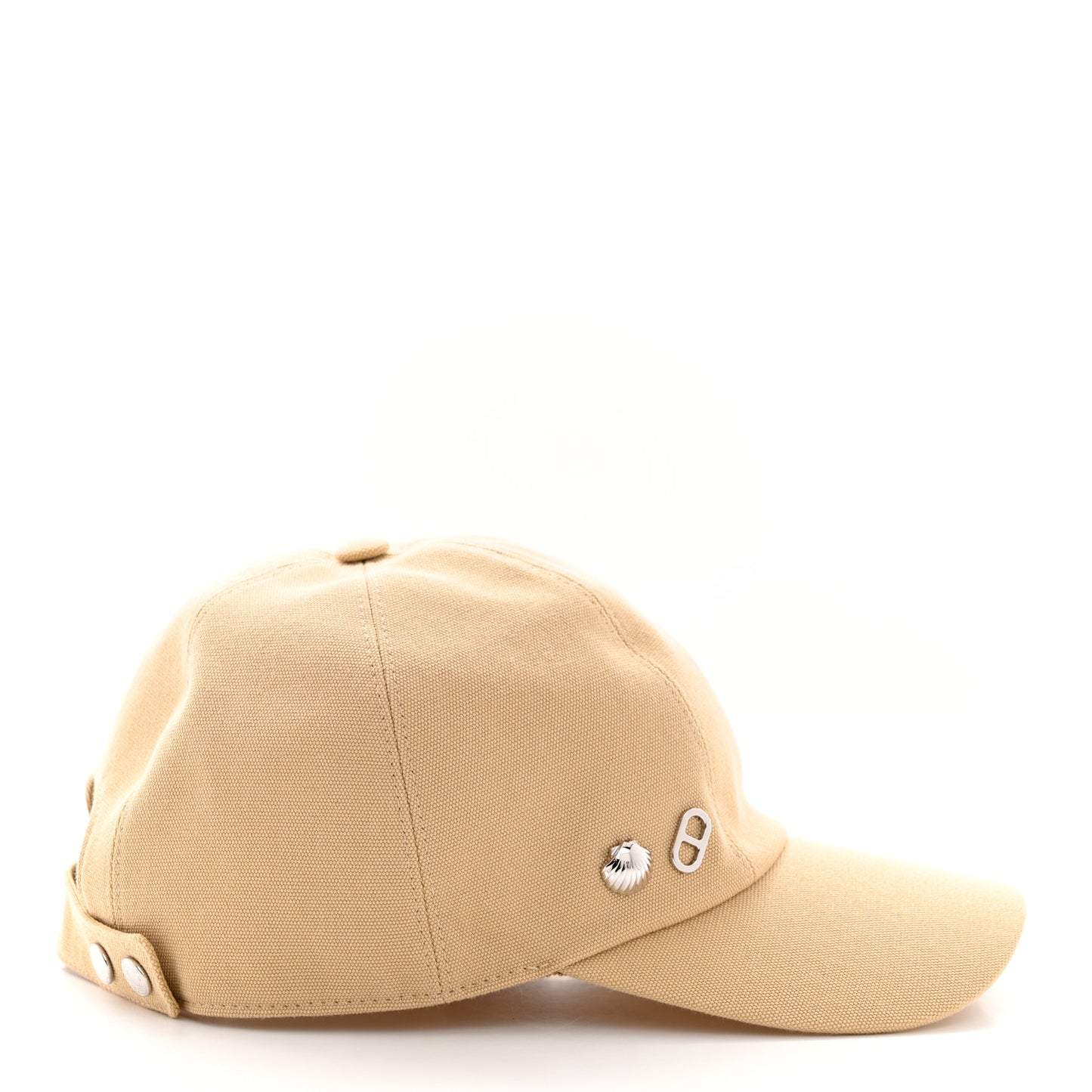 Cotton Canvas Serena Seashell Cap 57 Beige Albatre
