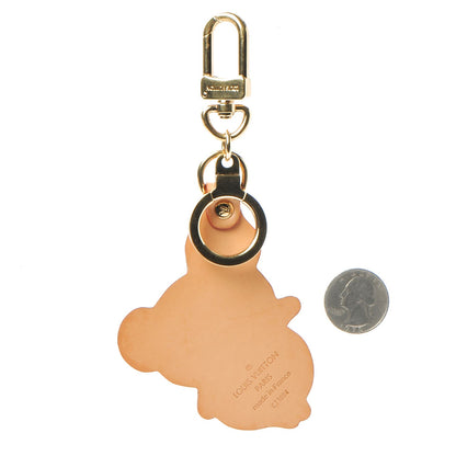 Louis Vuitton Vachetta Monogram Panda Key Ring Bag Charm 2 of 4