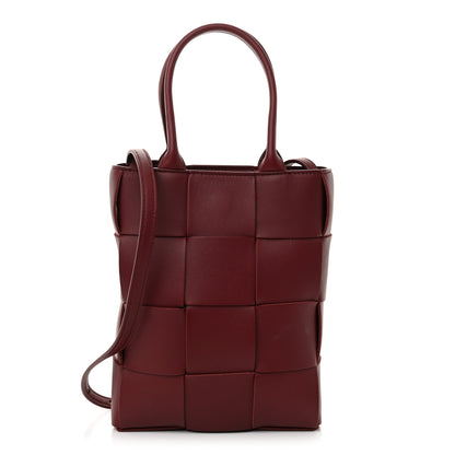 Bottega Veneta Lambskin Maxi Intrecciato North South Cassette Tote Barolo 1 of 11