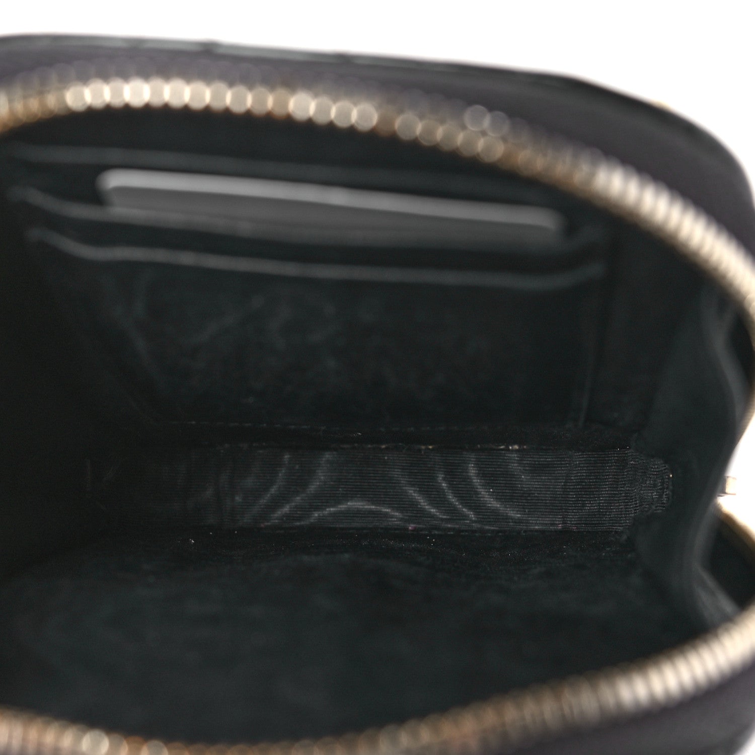 Christian Dior Patent Cannage Lady Dior Phone Holder Black 5 of 10