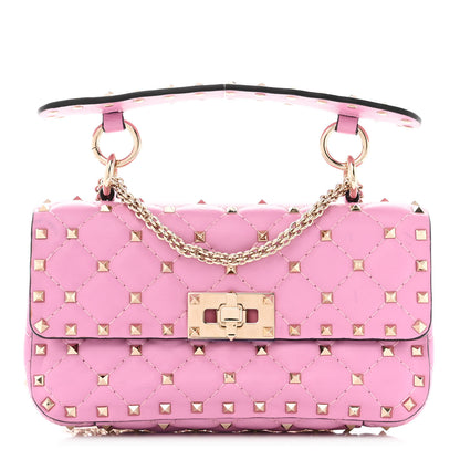 Valentino Garavani Nappa Small Rockstud Spike Shoulder Bag Giacinto 1 of 9