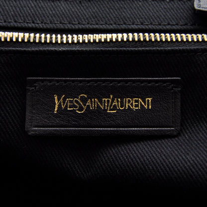 Saint Laurent Leather Muse Two Zip Top Cabas Black 6 of 8