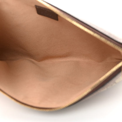 Gucci GG Supreme Monogram Large Ophidia Pouch Clutch Brown 5 of 7