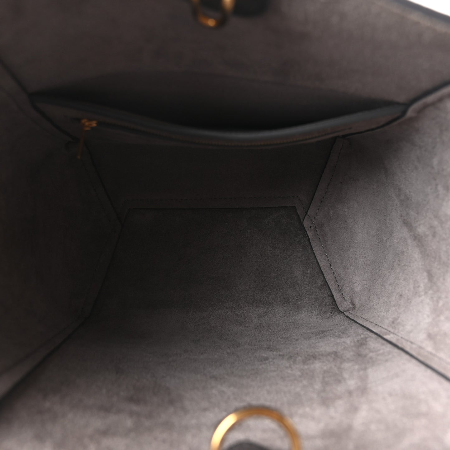 Soft Grained Calfskin Small Sangle Bucket Bag Kohl