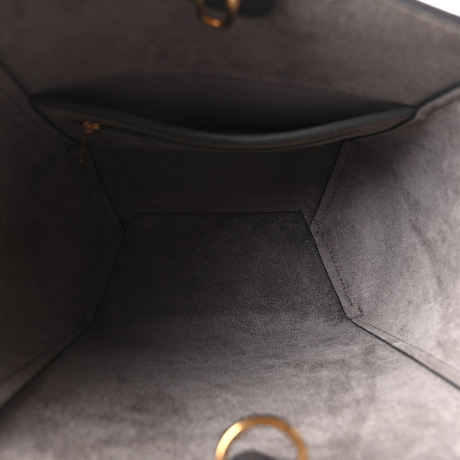Celine Soft Grained Calfskin Small Sangle Bucket Bag Kohl 5 of 9