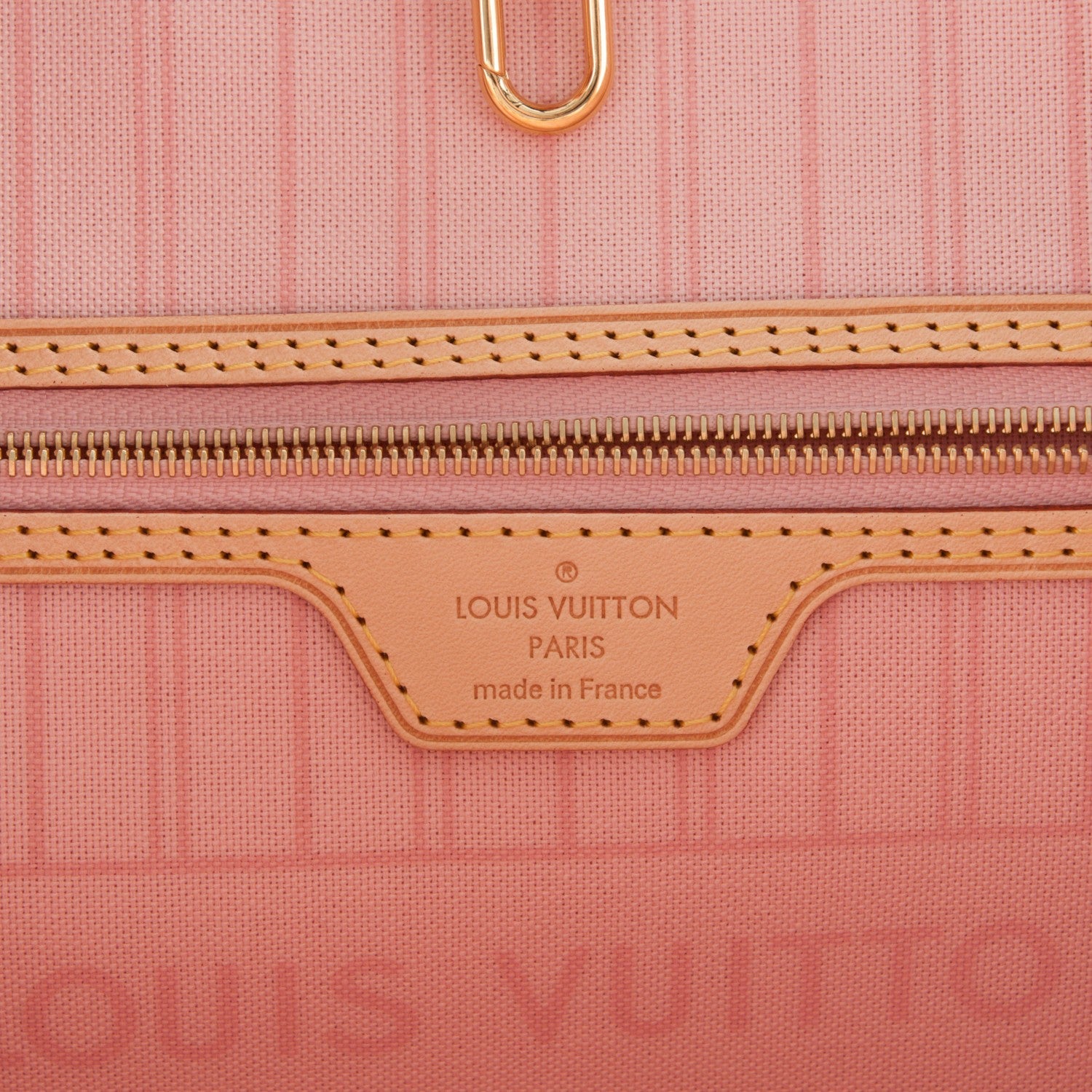 Louis Vuitton Damier Azur Neo Neverfull MM Rose Ballerine 6 of 7