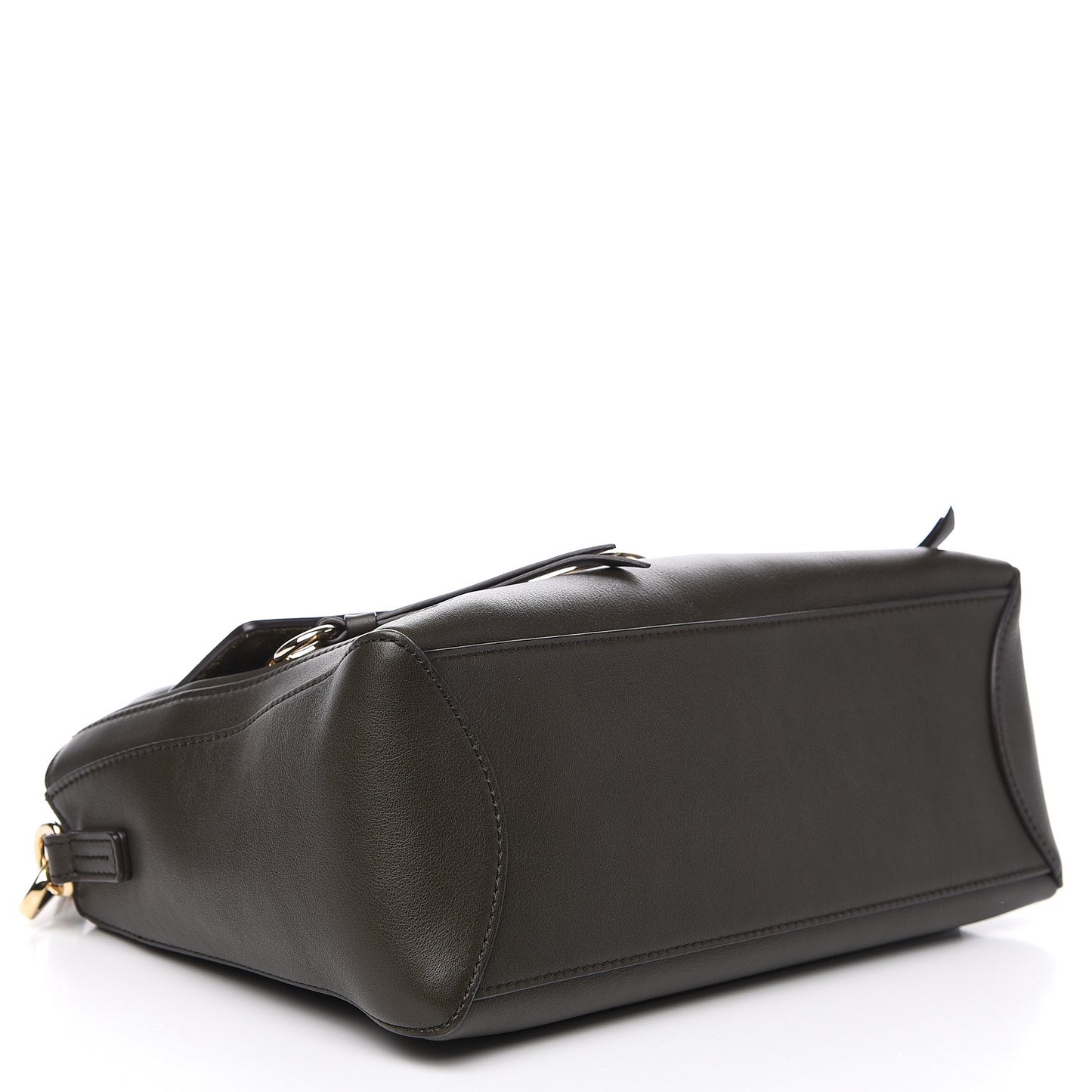 Calfskin Small Faye Day Shoulder Bag Deep Forest