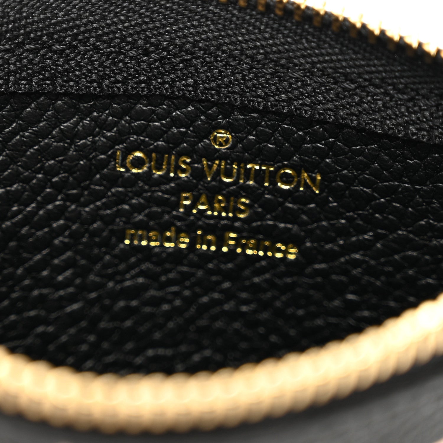 Louis Vuitton Empreinte Monogram Giant Key Pouch Black Beige 6 of 6