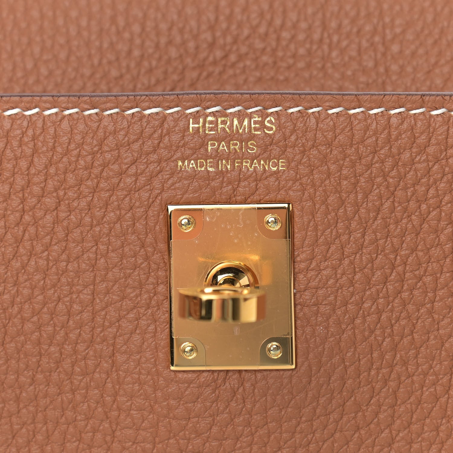 Hermes Togo Kelly Retourne 25 Gold 6 of 12