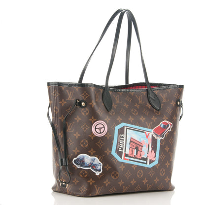 Louis Vuitton Monogram World Tour Neverfull MM 4 of 9