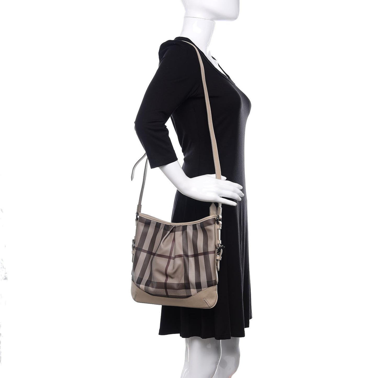 Smoked Check Hartham Shoulder Bag Trench