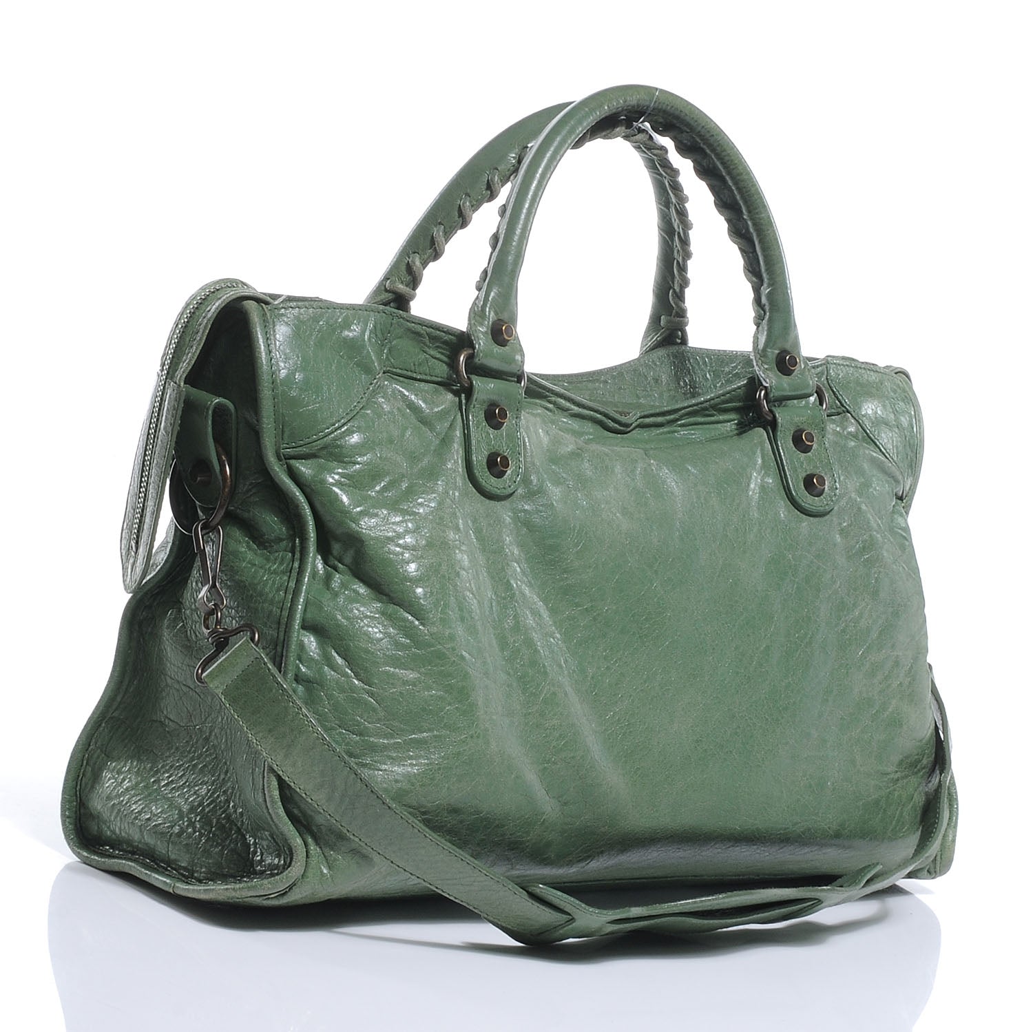 Balenciaga Agneau City Vert Thyme 3 of 9