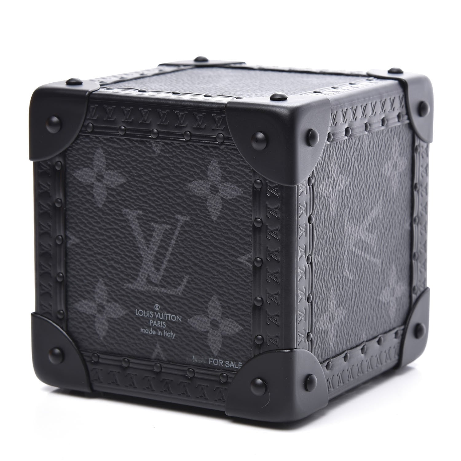 Louis Vuitton Monogram Eclipse Cube Paperweight 5 of 7