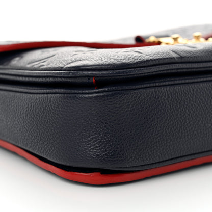 Louis Vuitton Empreinte Pochette Metis Marine Rouge 8 of 10