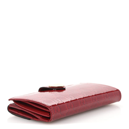 Gucci Patent Guccissima Heart Continental Wallet Red 4 of 11