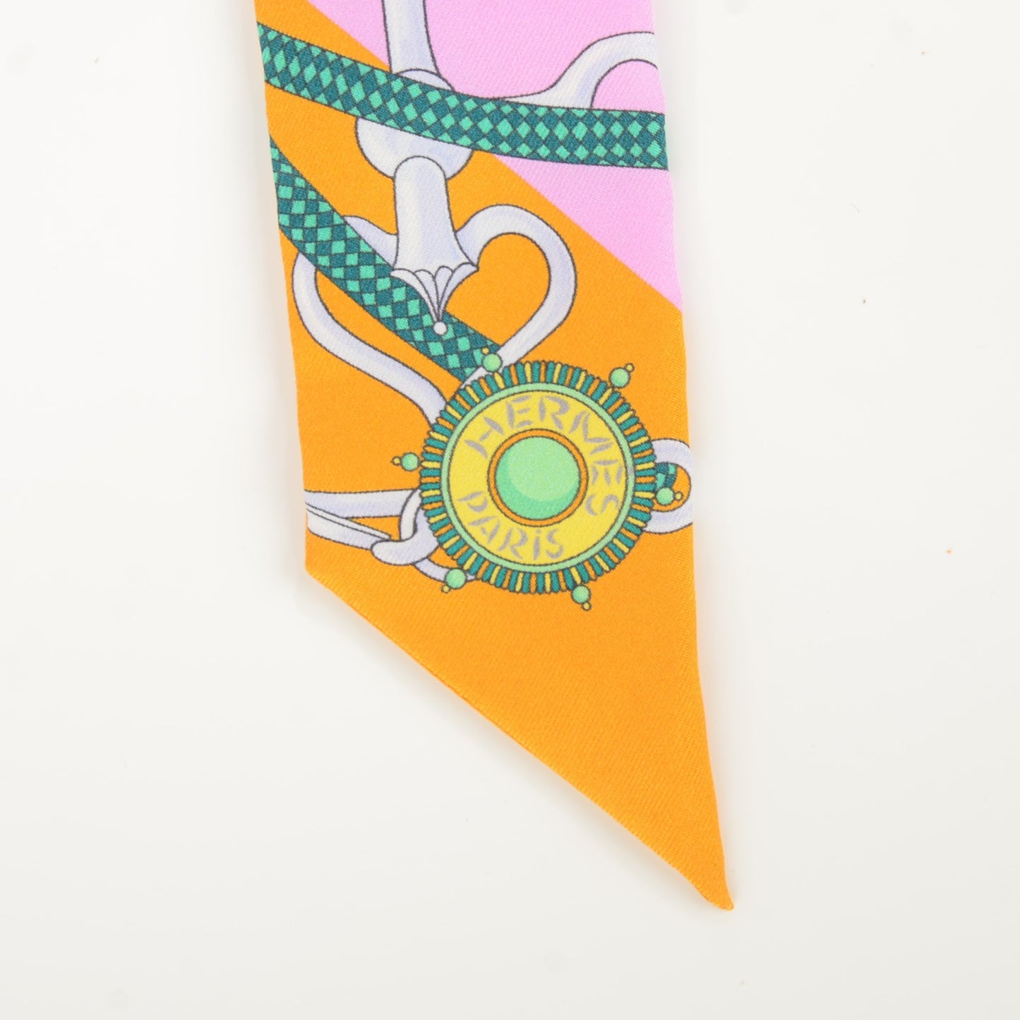 Silk Festival des Amazones Twilly Soleil Rose Vert