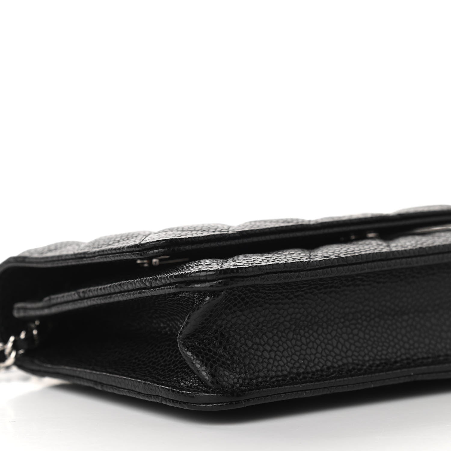 Chanel Caviar Quilted Wallet On Chain WOC Black 11 of 12