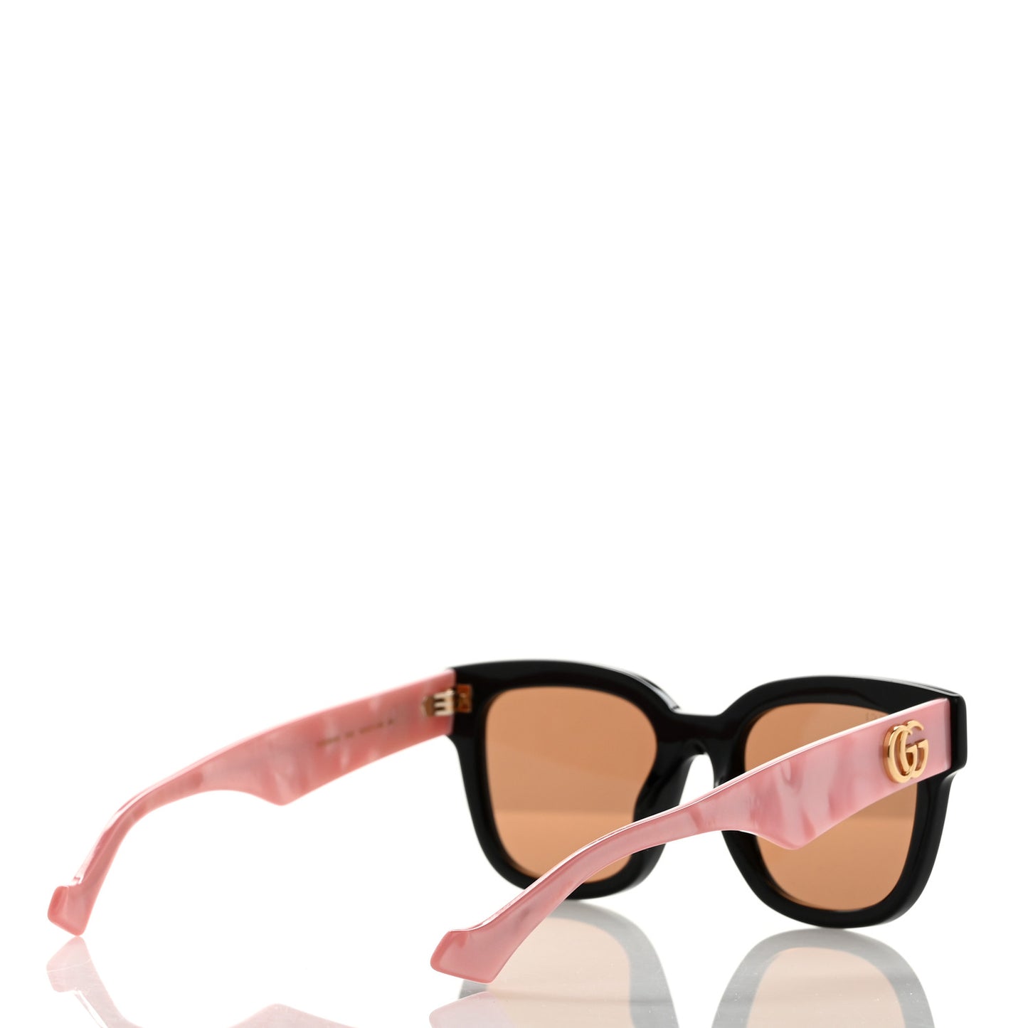Rectangle 52mm Frame Sunglasses GG0998/S Black Pink