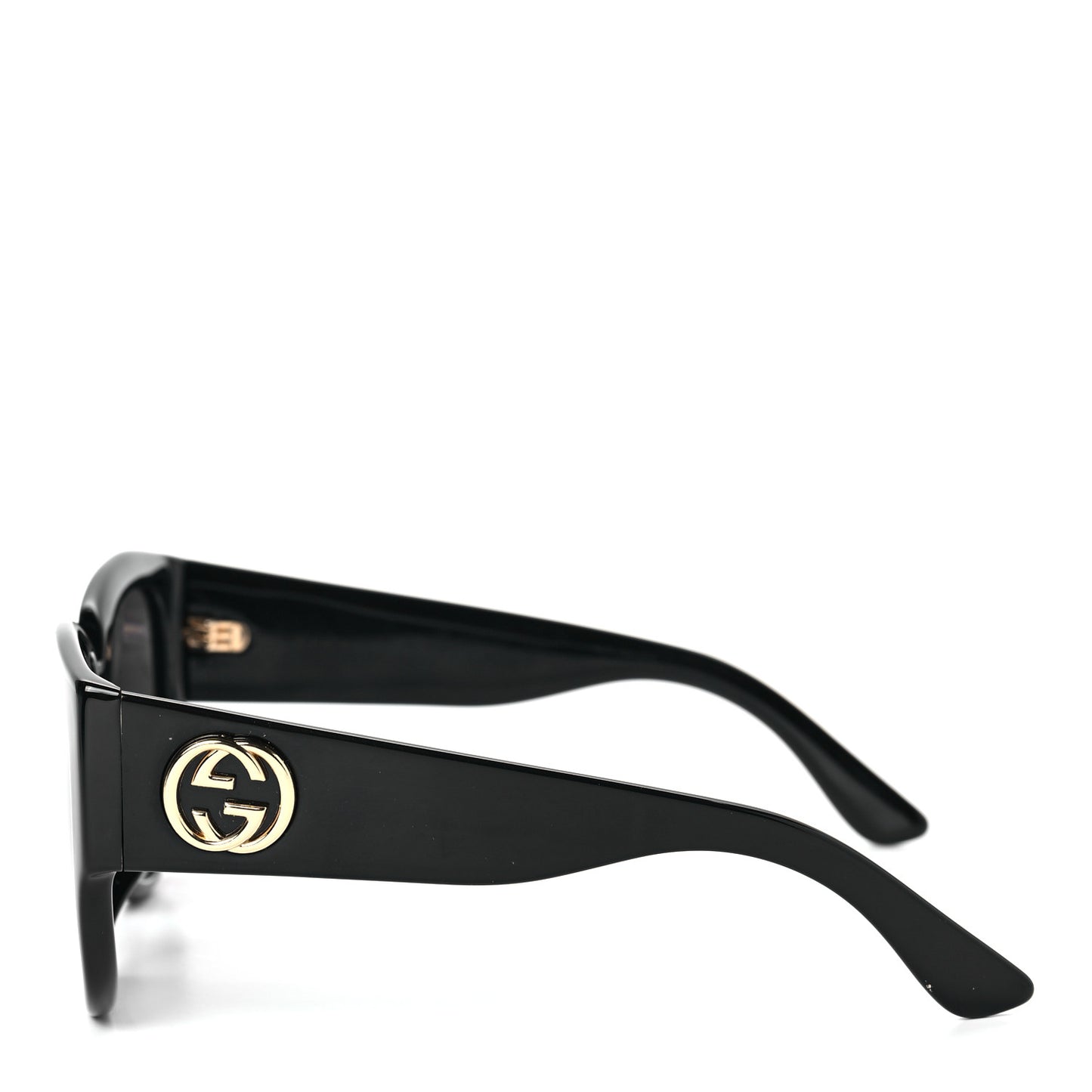 Acetate Square Frame Sunglasses GG0142SA Black
