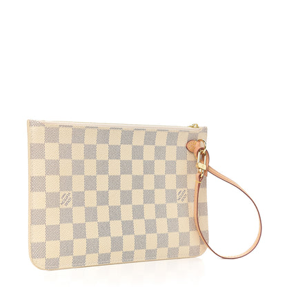 Louis Vuitton Damier Azur Neverfull MM GM Pochette 2 of 6