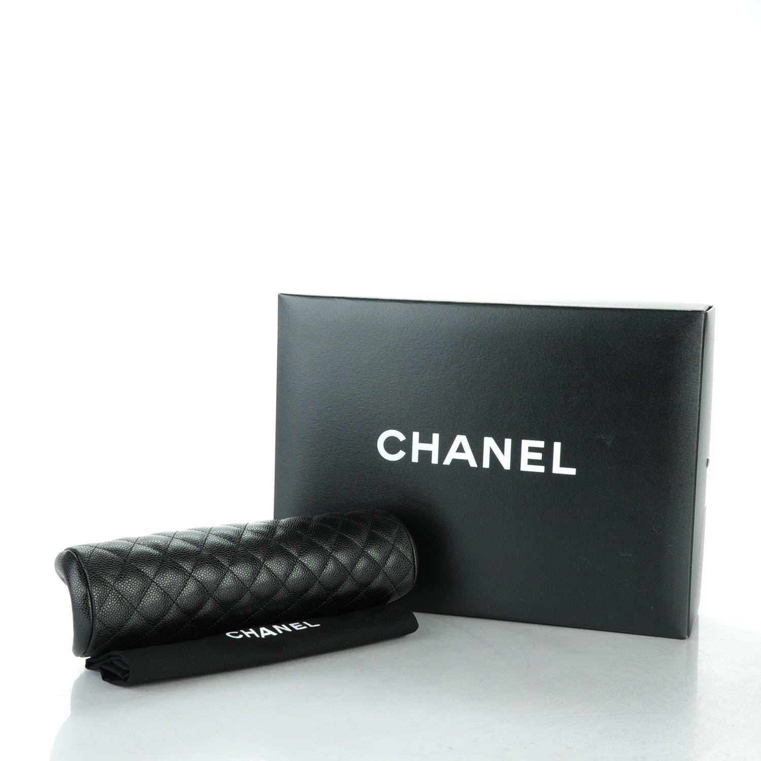Chanel Caviar Quilted Timeless Clutch Black 4 of 7