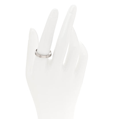 Cartier 18K White Gold 3.5mm LOVE Wedding Band Ring 59 8.75 2 of 4