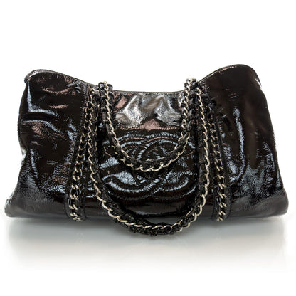 Chanel Patent Calfskin Large Luxe Ligne Tote Black 1 of 10