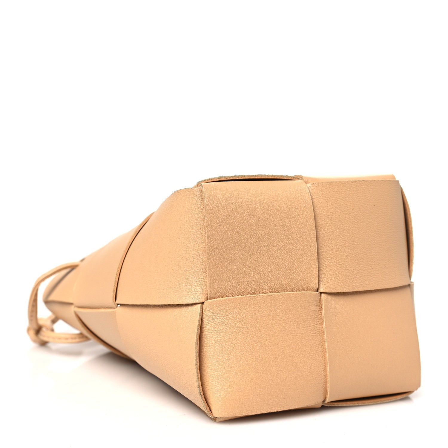 Bottega Veneta Nappa Maxi Intrecciato Mini Cassette Bucket Bag Almond 3 of 8