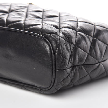 Chanel Lambskin Quilted Shoulder Bag Black 9 of 13