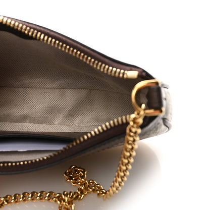 Gucci GG Supreme Monogram Textured Dollar Calfskin Mini Ophidia Chain Bag Beige Ebony 5 of 10