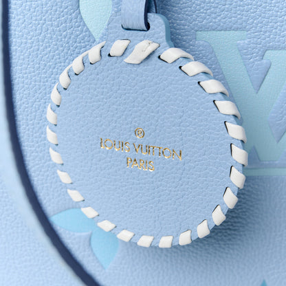 Louis Vuitton Empreinte Monogram Giant By The Pool Onthego MM Summer Blue 7 of 11