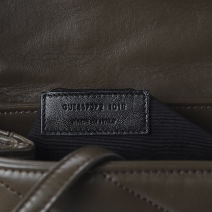 Saint Laurent Calfskin Y Quilted Monogram Toy Loulou Crossbody Bag Faggio 9 of 11